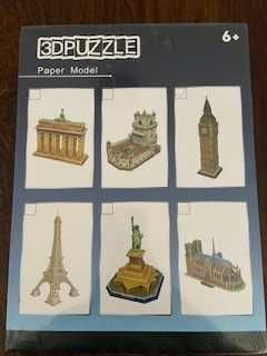 5 puzzles 3D de monumentos históricos