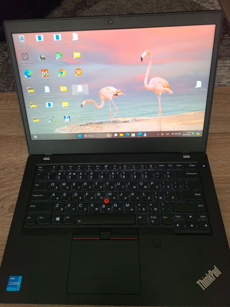 Потужний Lenovo ThinkPad L14 gen2 TypeC,ОЗУ 16гб,і5 11 покоління 8ядер