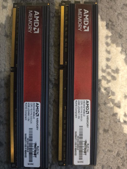 pamięci RAM Patriot AMD Memory Entertainment Edition o pojemności 2x4G