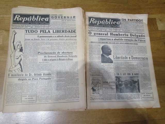 General Humberto Delgado 1958 Jornais Republica   Eleições