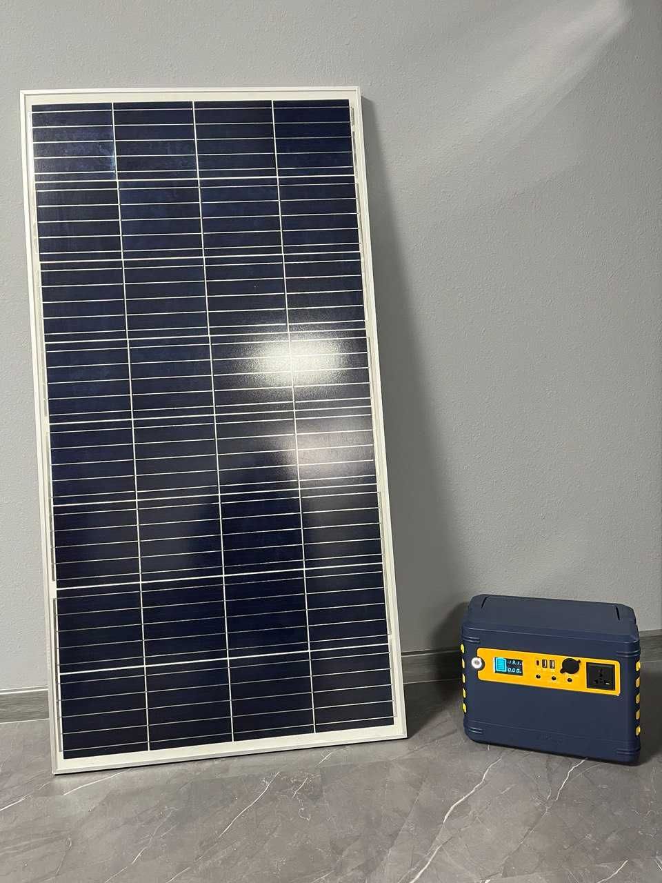 Портативна станція BRAZZERS BRPRS-1024W+POLY Solar panel 160W, AC/220