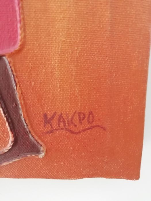 Conjunto de quadros Pintados à mão " Africanas"*