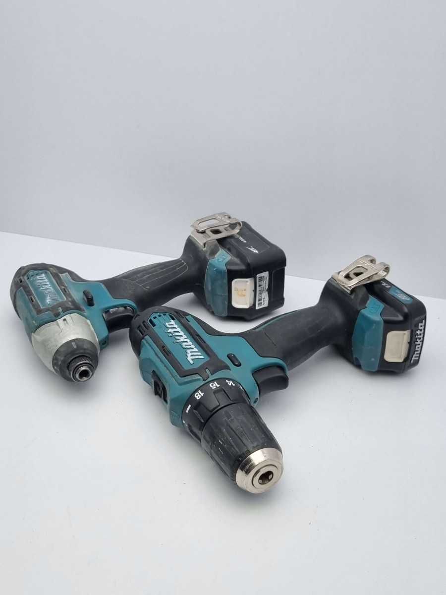 Zestaw Zakrętarka Makita TD110D + Wkrętarka Makita (2x aku, ład, wal