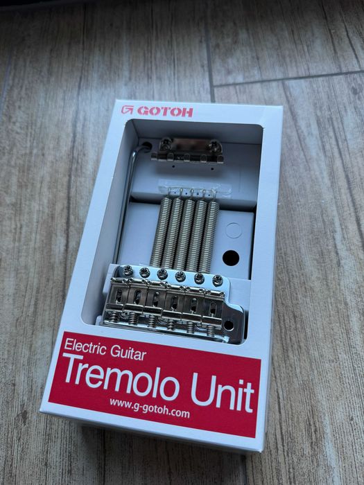 Mostek tremolo GOTOH GE101T chrome - do Stratocaster , bridge