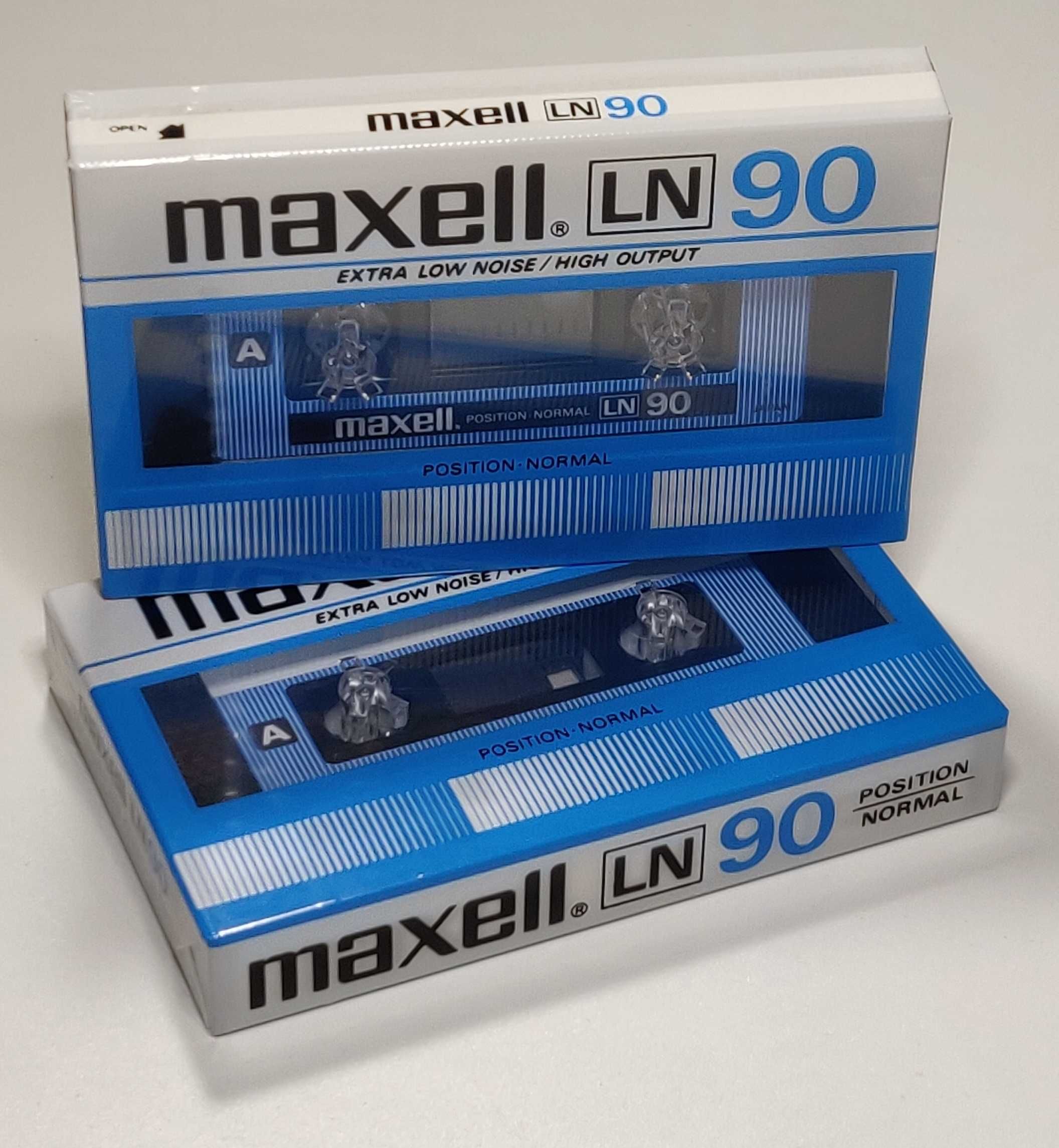 MAXELL LN-90 [1984 г. EUR] _новая аудиокассета в запечатанной упаковке