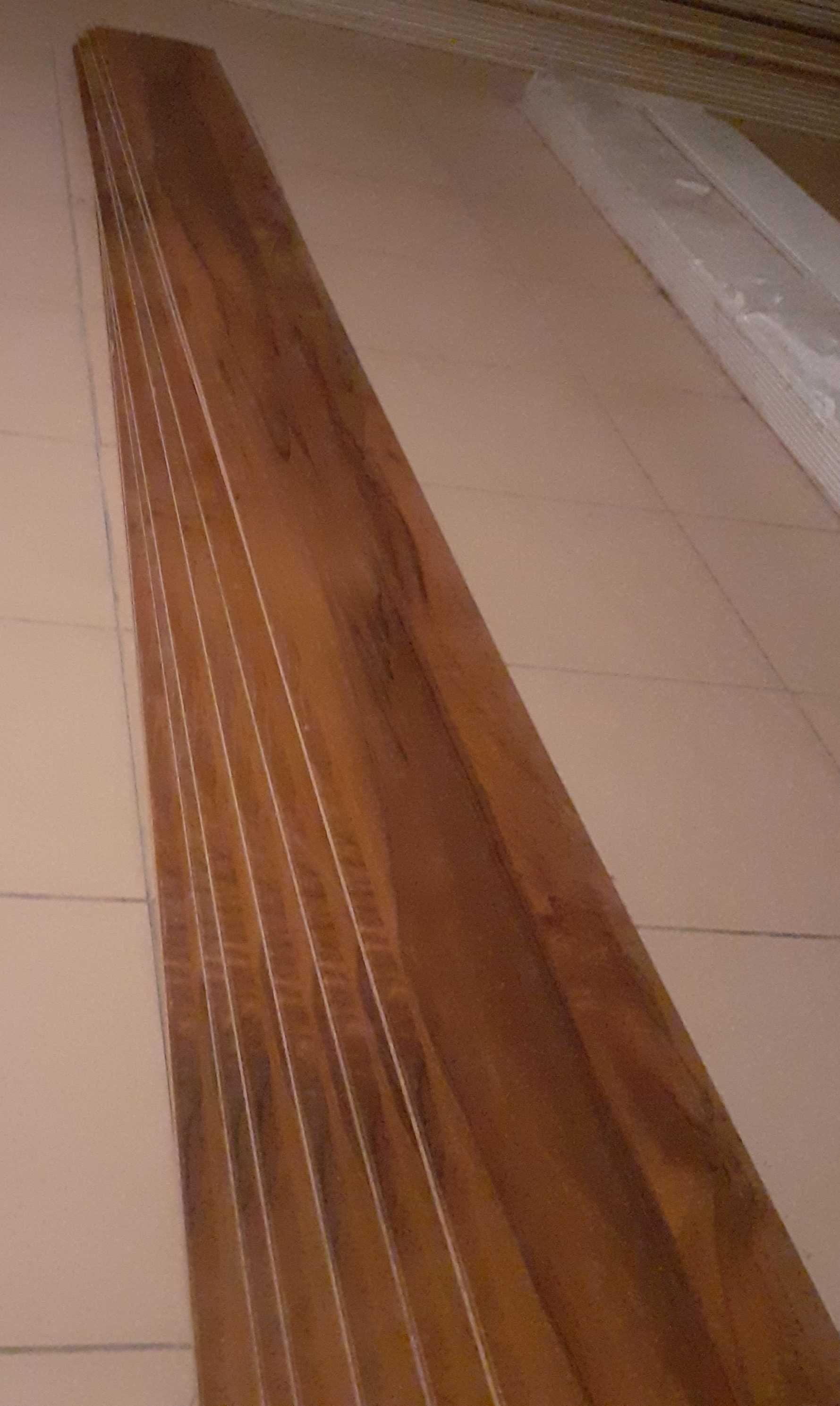 Panele ścienne brązowe boazeria ścienna sufitowa MDF imitacja drewna
