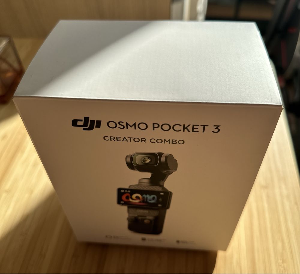 Vendo camera Dji Pocket 3 Creator Combo NOVA + Acessórios