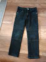 Czarne jeansy spodnie jeansowe Sinsay 110