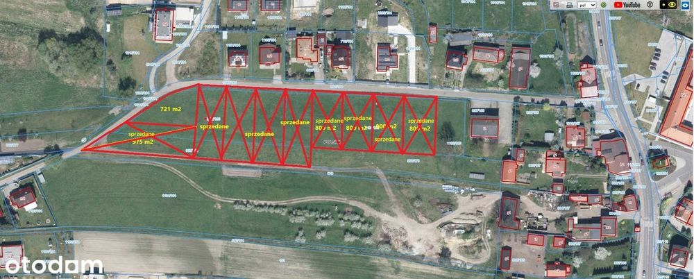 Piękna, widokowa działka w  Stodołach k. Rybnika