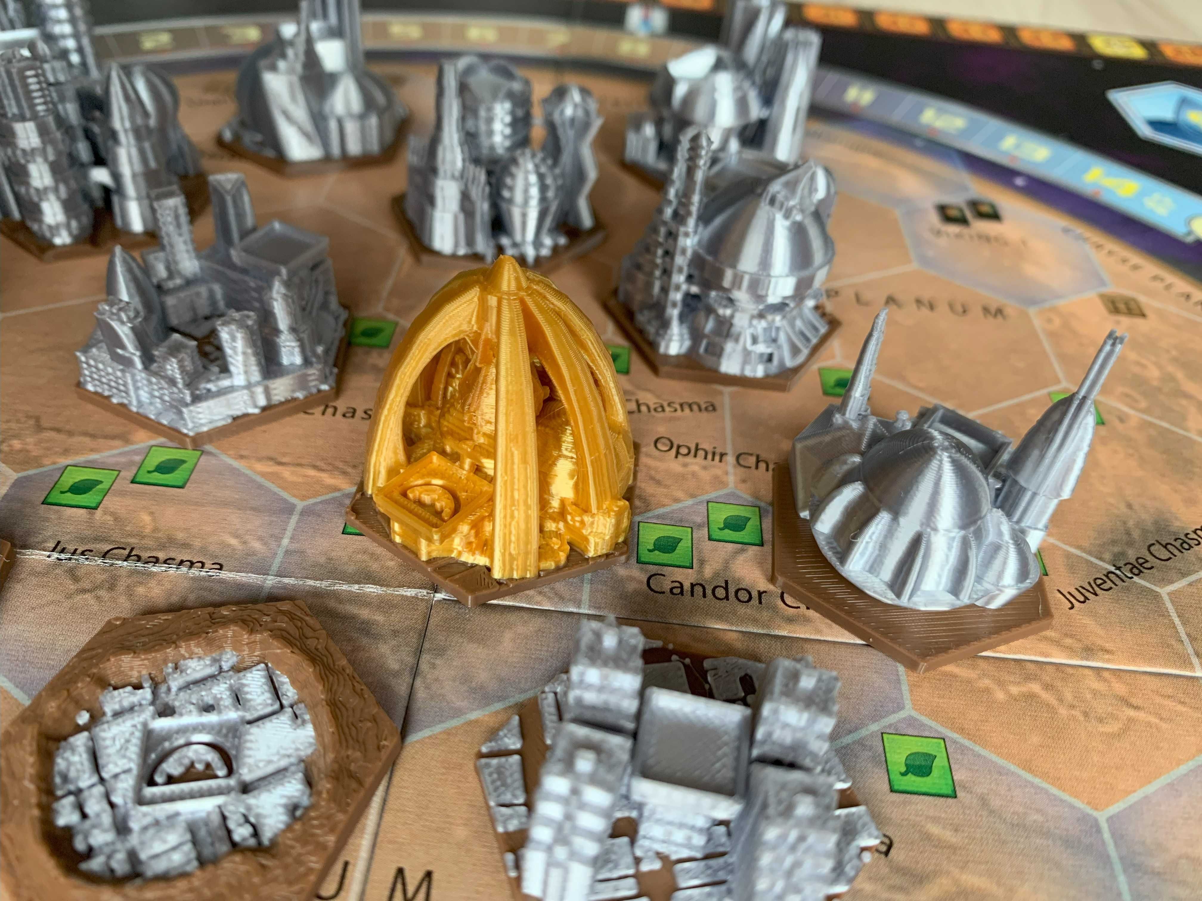 Terraformacja Marsa - komplet modeli 3D PREMIUM + organizer / insert