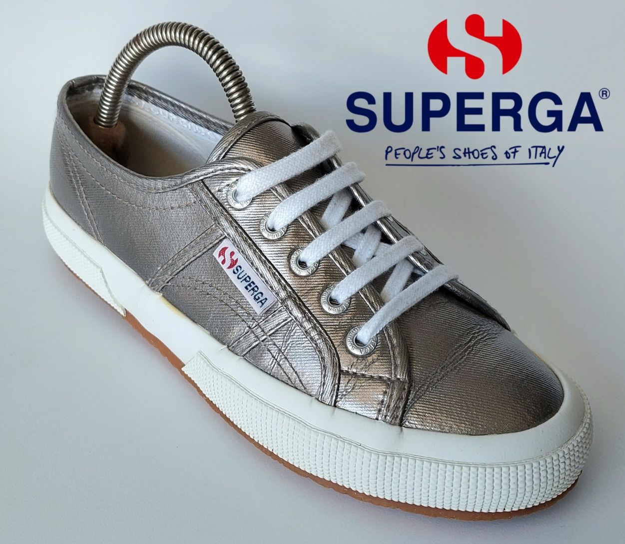 Buty Superga 2750 Cotmetu Silver roz.38
