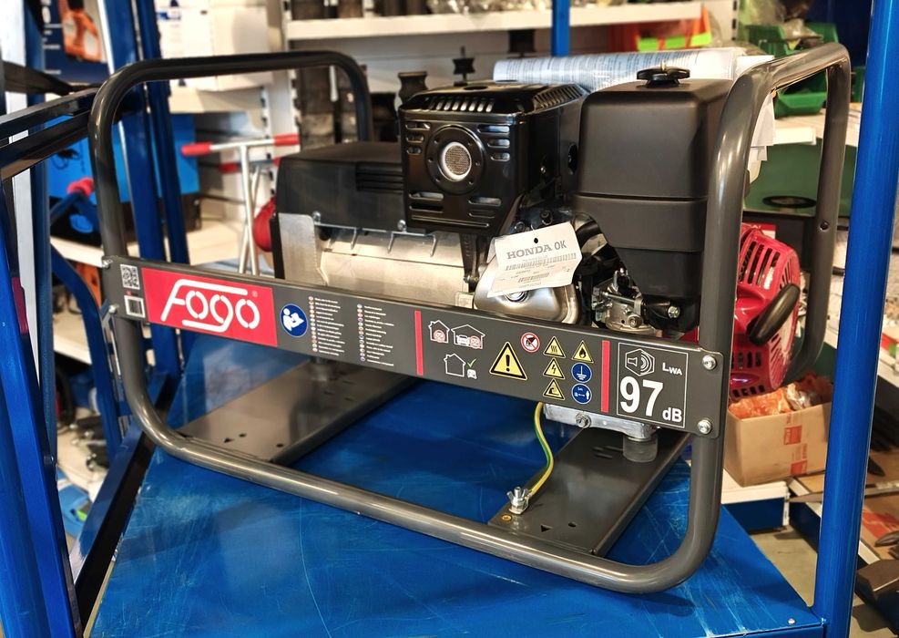 Agregat Fogo FH 9000R Honda , AVR - stabilizacja, 3 fazy, od ręki !