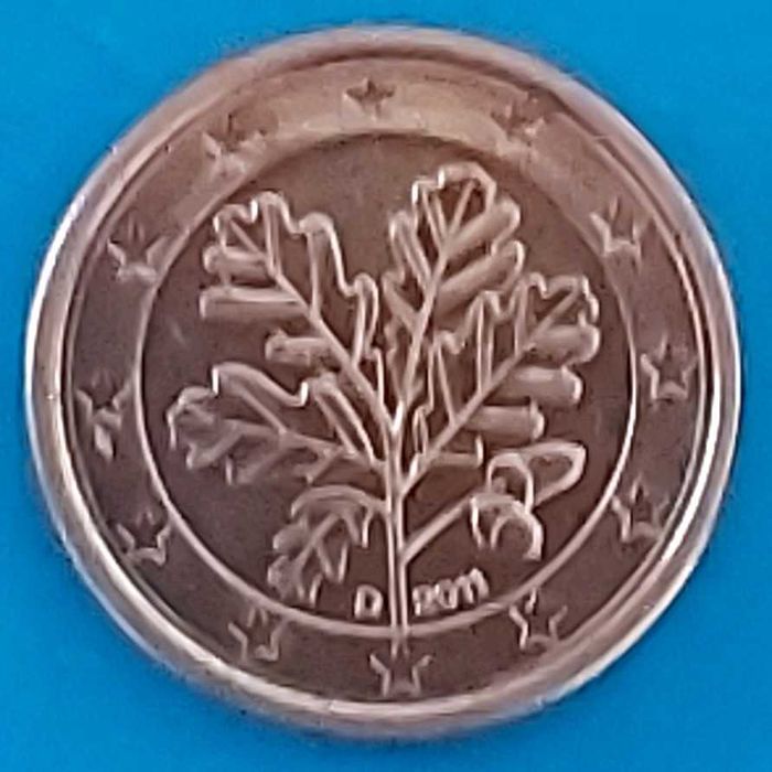 1 Cêntimo de 2011  D  da Alemanha