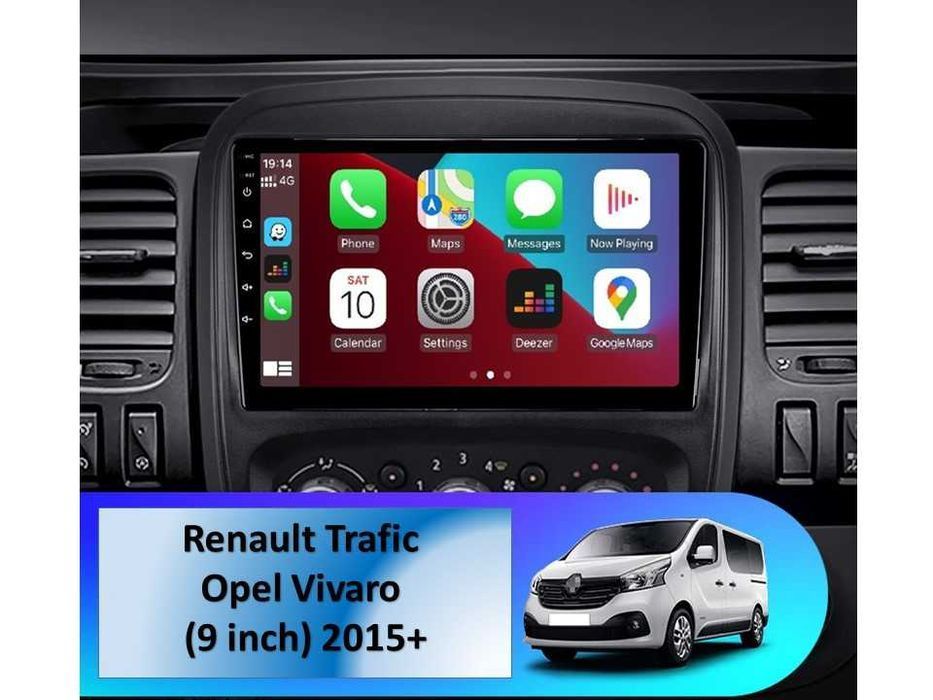 Radio samochodowe Android Renault TraficOpel Vivaro (9") 2015+