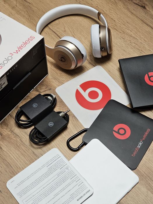 Słuchawki bezprzewodowe Beats by dr Dre Solo 3 Wireless Gold 3.0