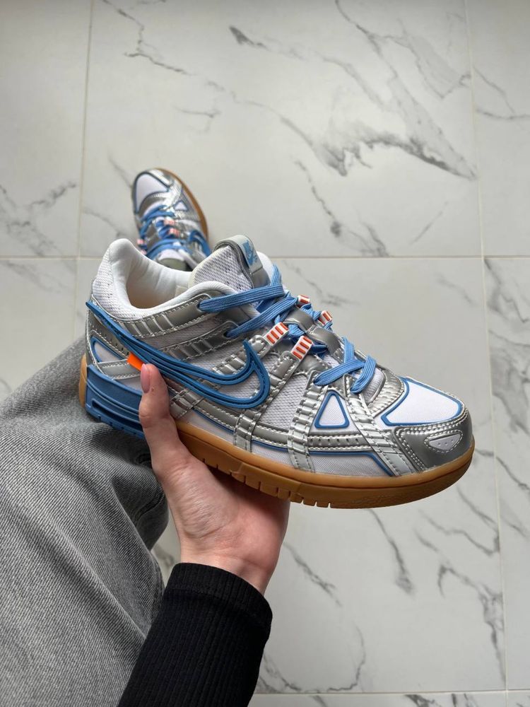 Кросівки Nike Air Rubber Dunk Off- White University Blue(Біло-Сині),на
