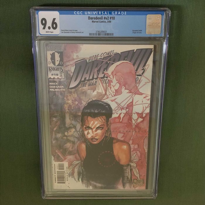 Daredevil 10 CGC 9.6 Origin, 2nd Echo and 1st Echo Cover Marvel Comics