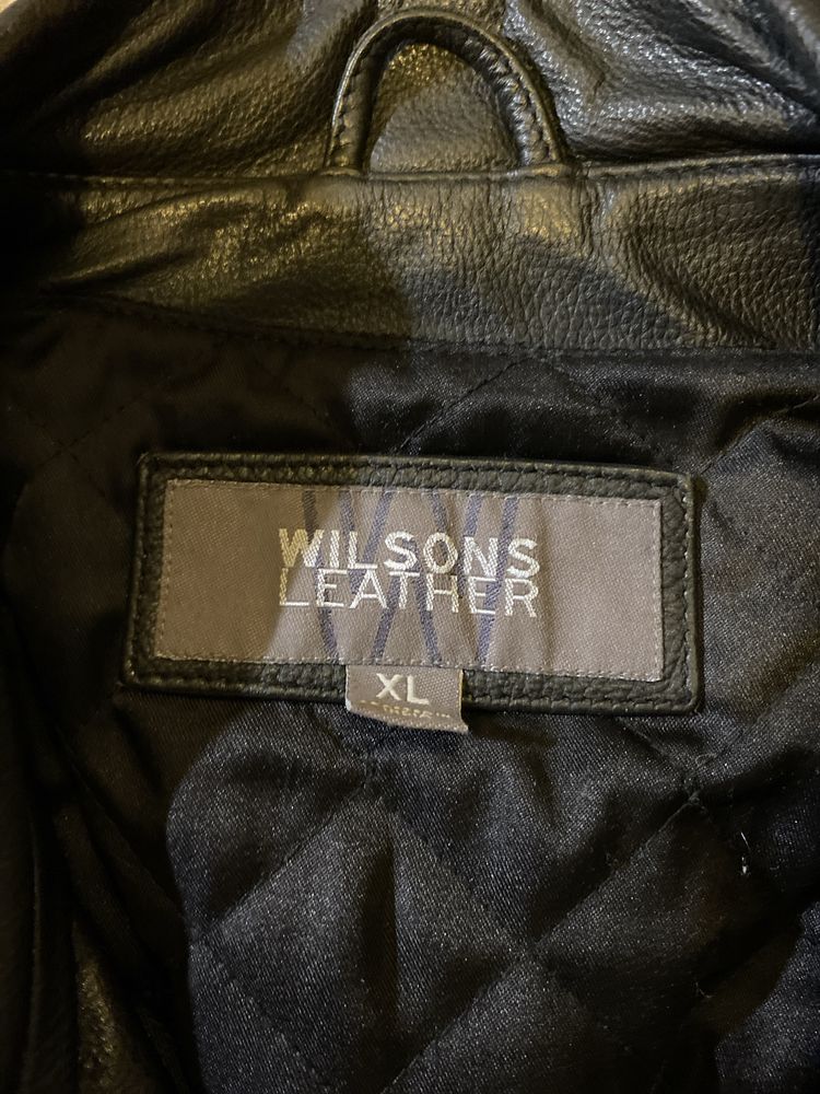 Męska kurtka skórzana XL ramoneska Wilsons Leather USA