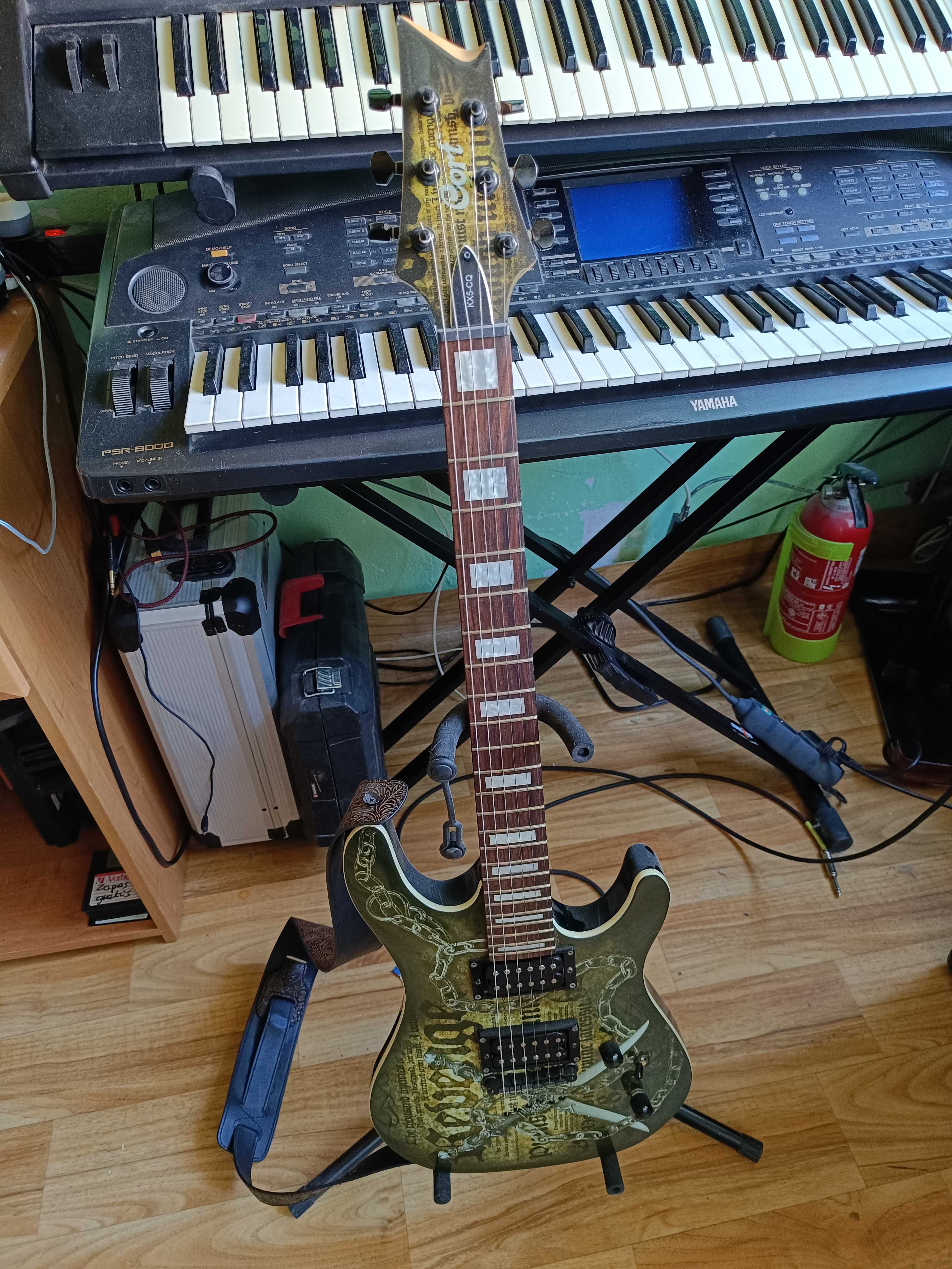 Gitara elektryczna + wzmaczniacz marschall Velvestate 8080  Okazja