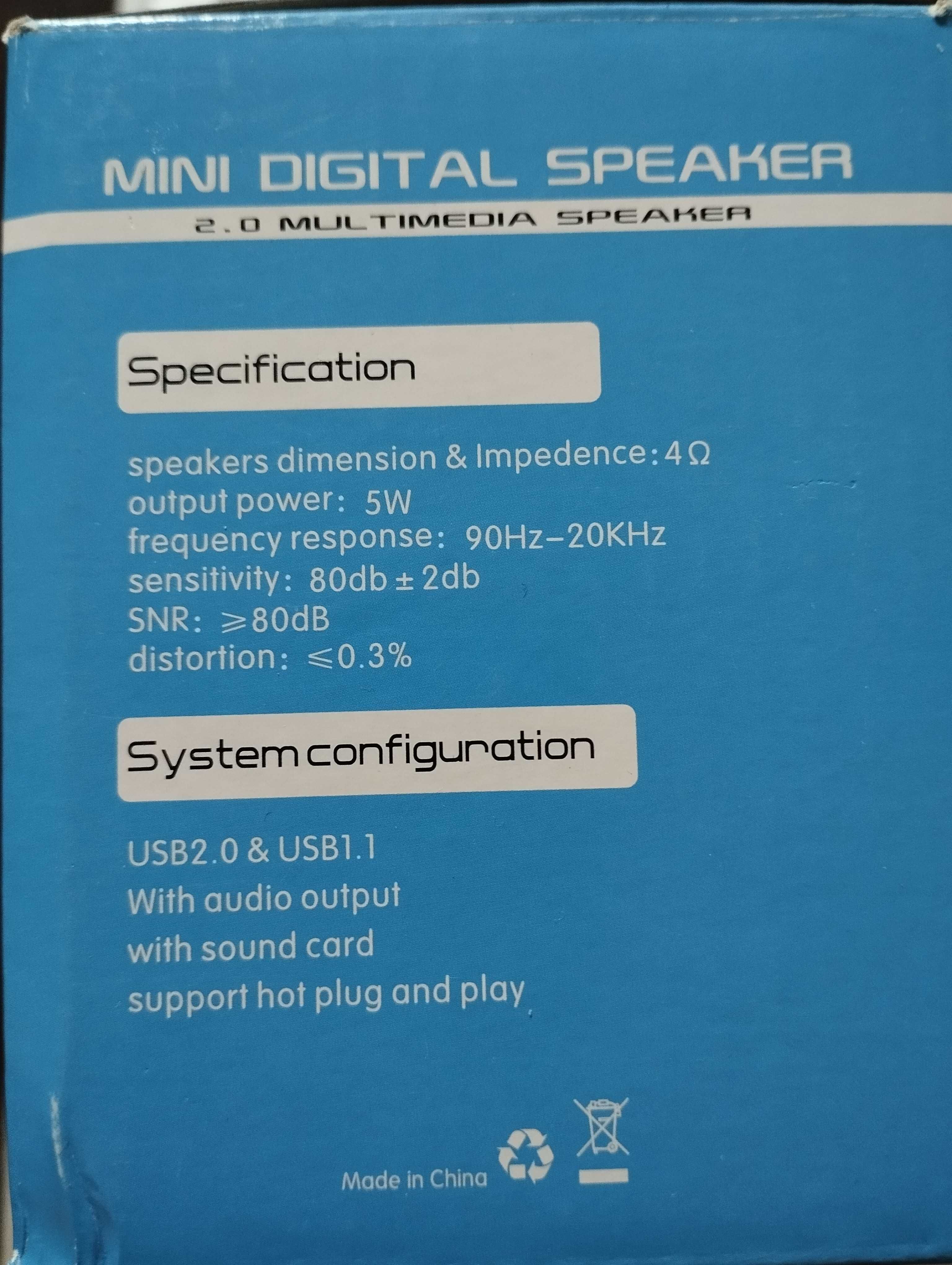 Акустична система Mini Digital Speaker E-1024