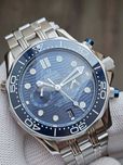 Швейцарські годинники Omega Seamaster Blue Chronograph 44 mm