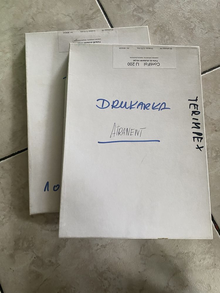 Folie do druku atramentowego i laserowego roznego rodzaju rzutnik