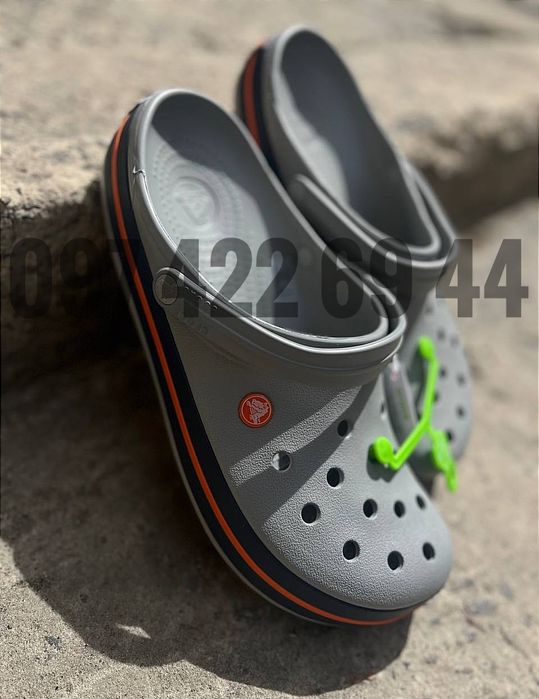 Чоловічі  Крокси Crocs Crocband White Унісекс Купити зі знижкою