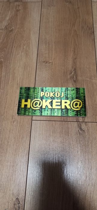 Tabliczka na drzwi pokój hakera prezent