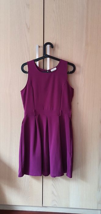 Vestido roxo L (Pull & Bear)