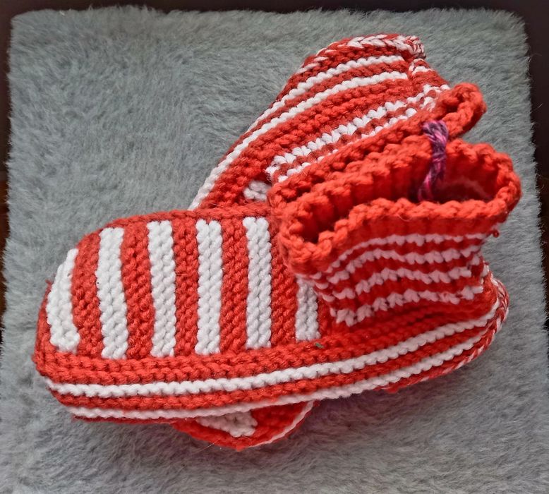 Носки вязаные тапочки (шкарпетки капці)