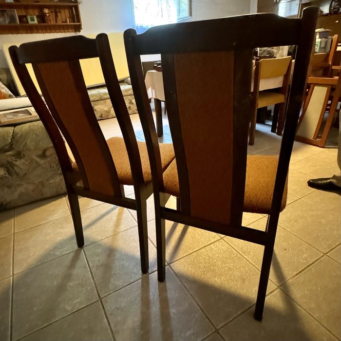 2 szt. Krzesło drewniane