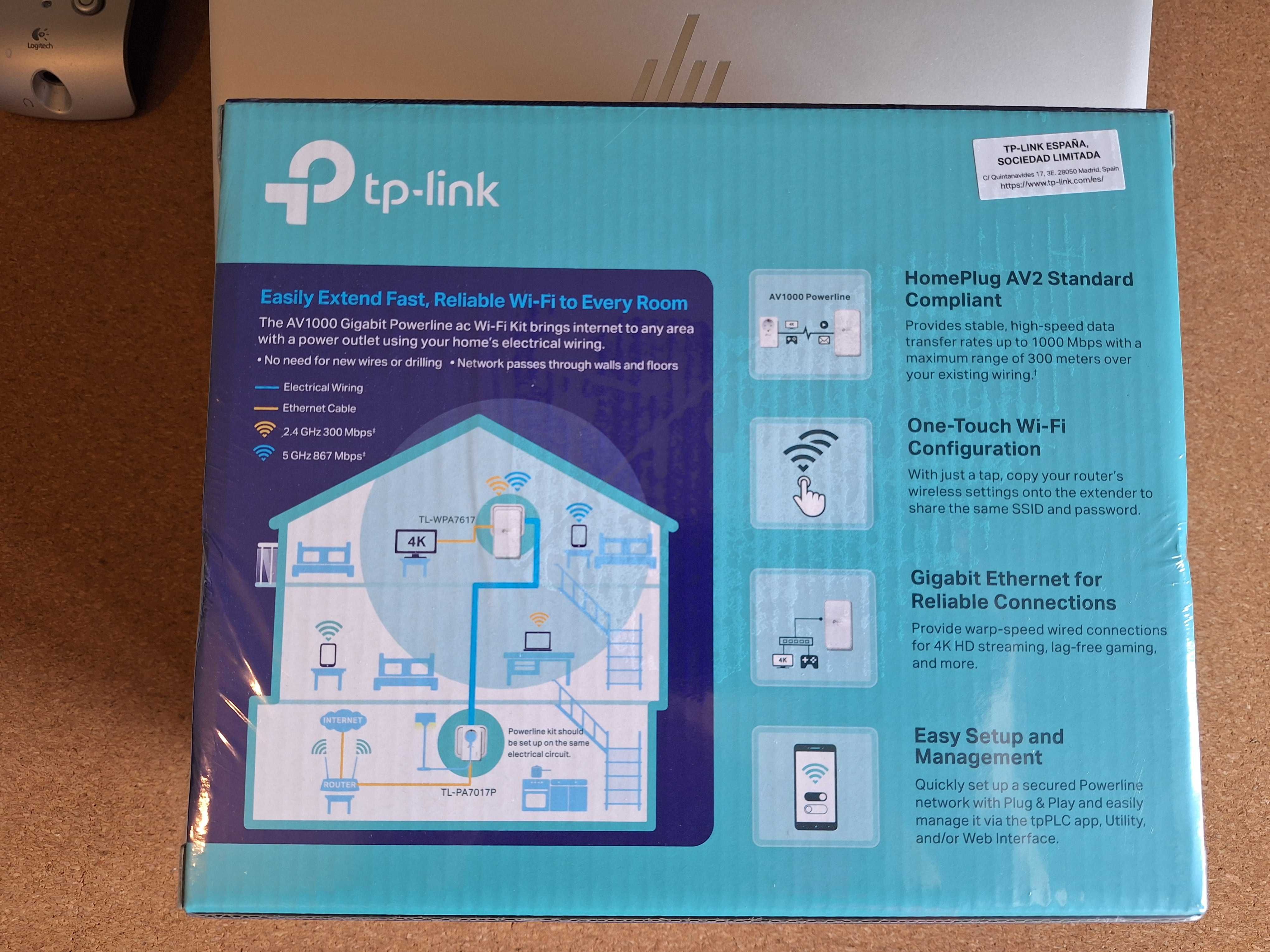 Powerline TP-LINK Kit 7617 AC1200
