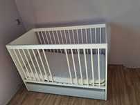 Łóżeczko Klups Dalia Grey 120x60 biale