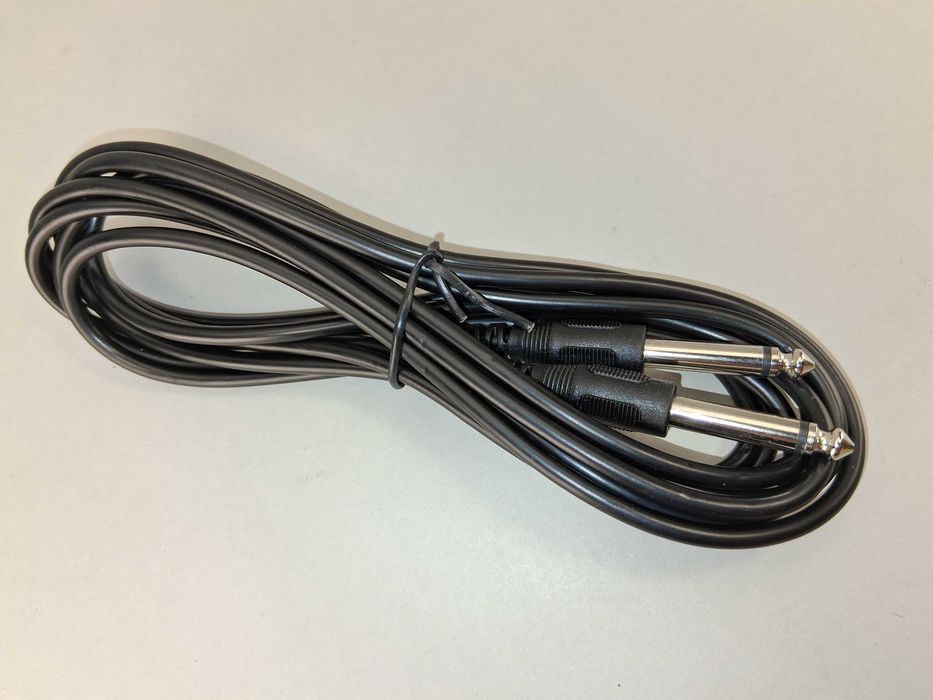 N270 Kabel Jack 6.3mm Mono 3 Metry Czarny Instrumentalny Gitara
