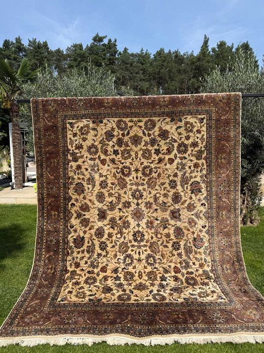 Idealny Dywan Perski Kaszmirowy Indo Ispahan 320x240 galeria 25 tyś