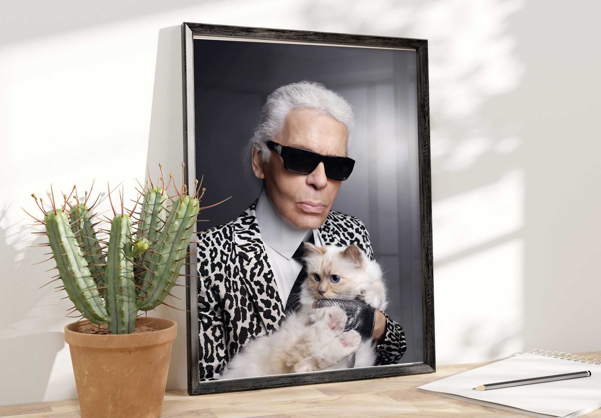 Plakat A3 Karl Lagerfeld