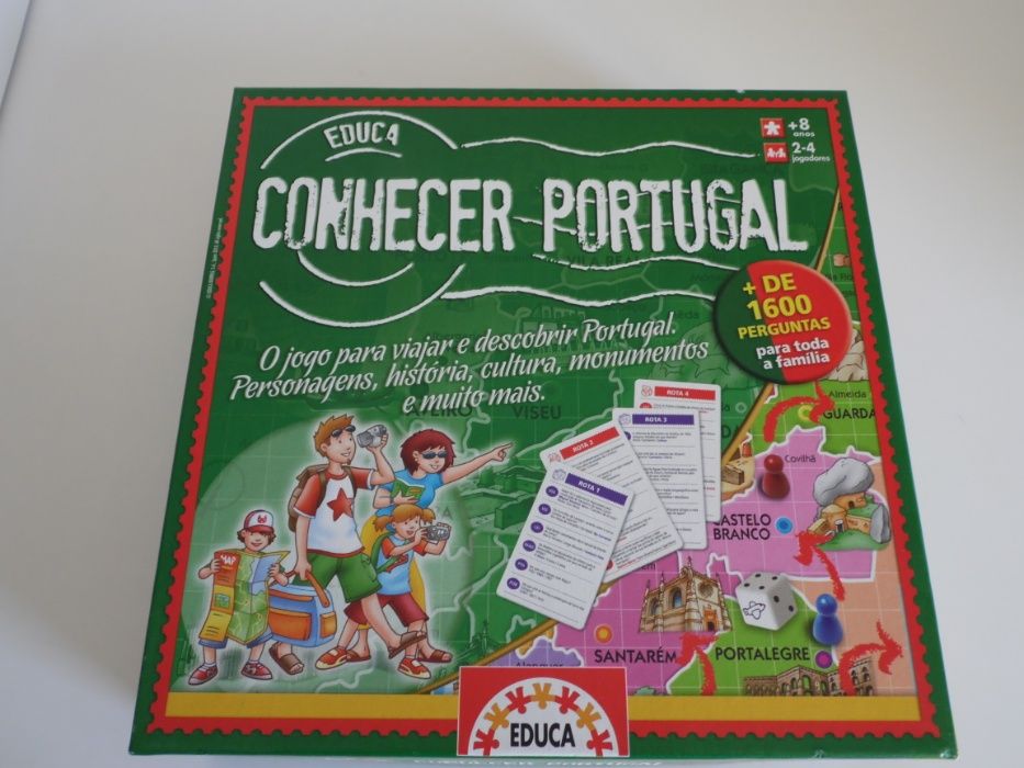 Conhecer Portugal (EDUCA) - Jogo de Tabuleiro