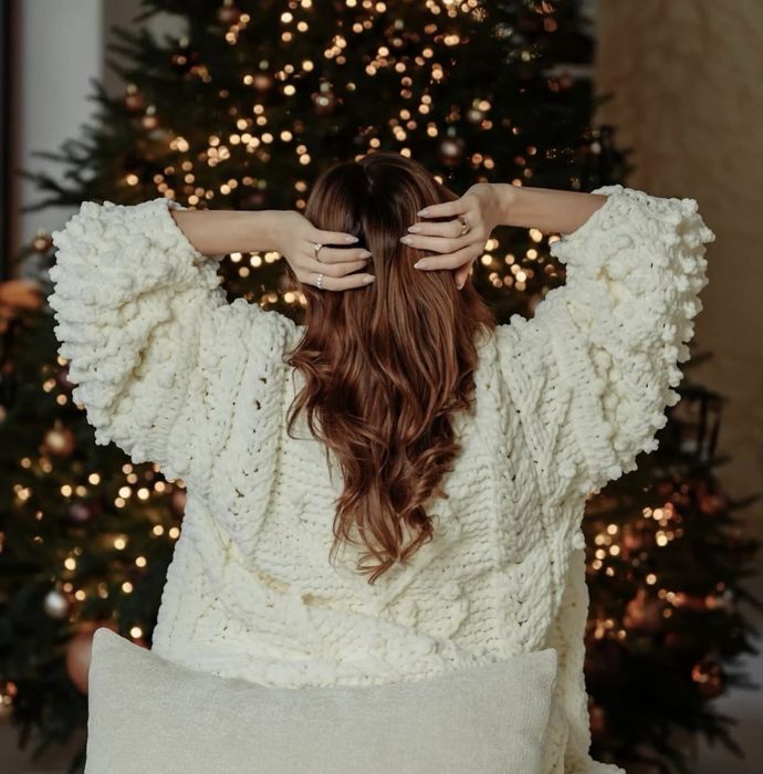 Плюшевий кардиган ручної роботи