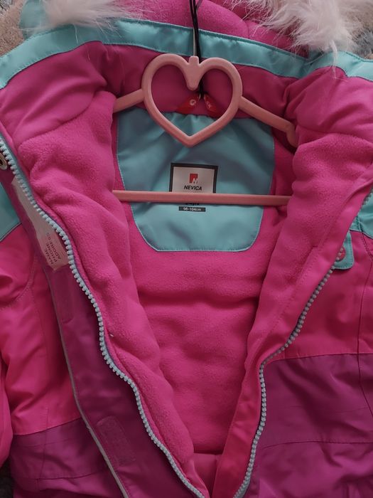 Зимовий термокомбінезон комбінезон на дівчинку nevica 3-4роки,98-110 р