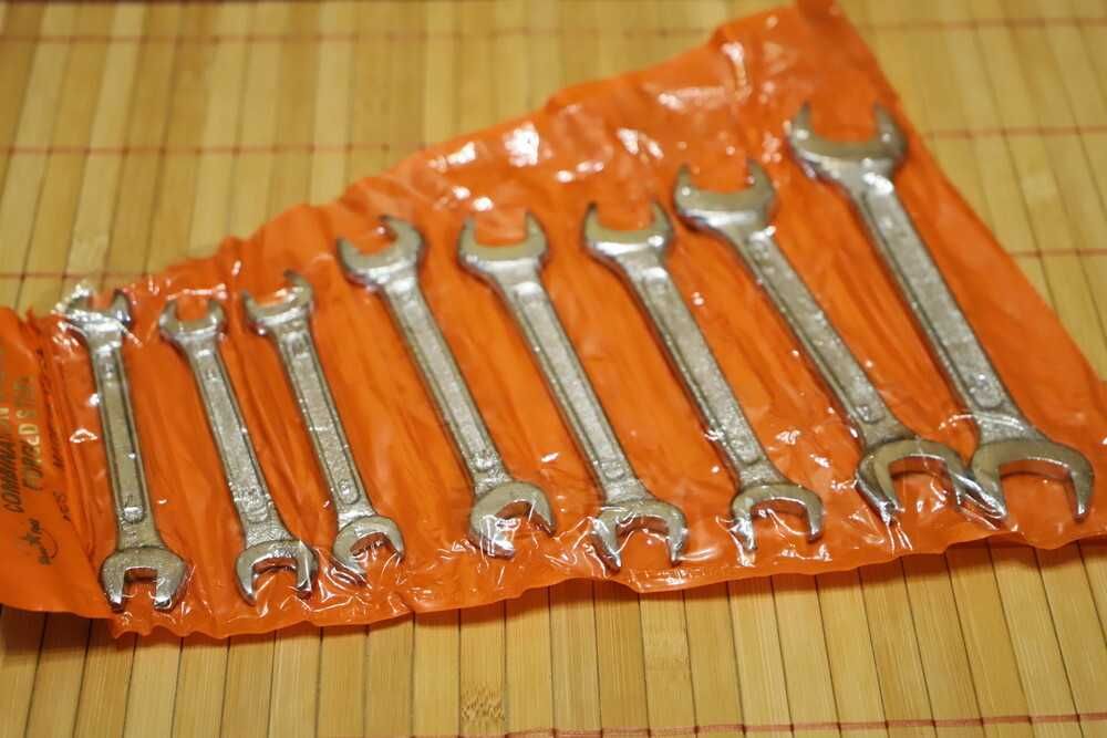 набор гаечные ключи, рожковые ключи 8 штук