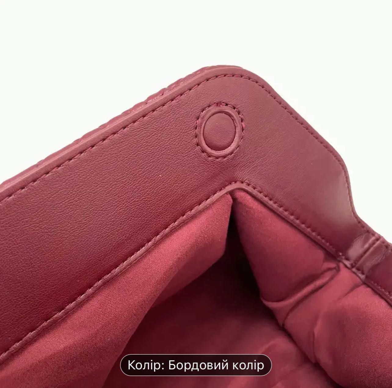 Вінтажний бордовий клатч