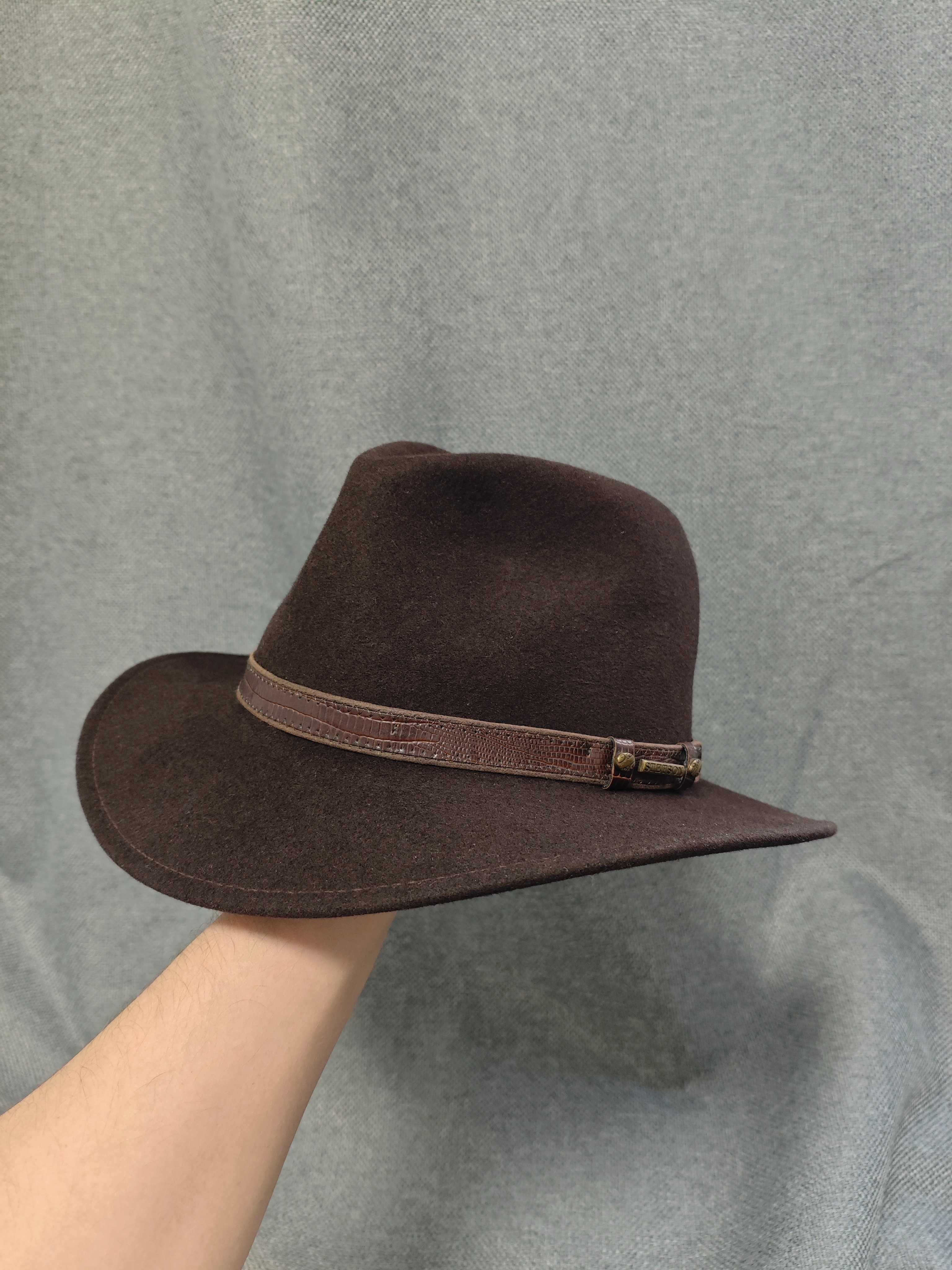Stetson р L 59 коричневий чоловічий капелюх ковбойський фетровий шляпа