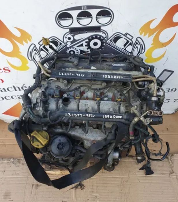 Motor Fiat 500 / Punto 1.3 JTD Z13DTJ / D13A (75 cv / 75 ch)