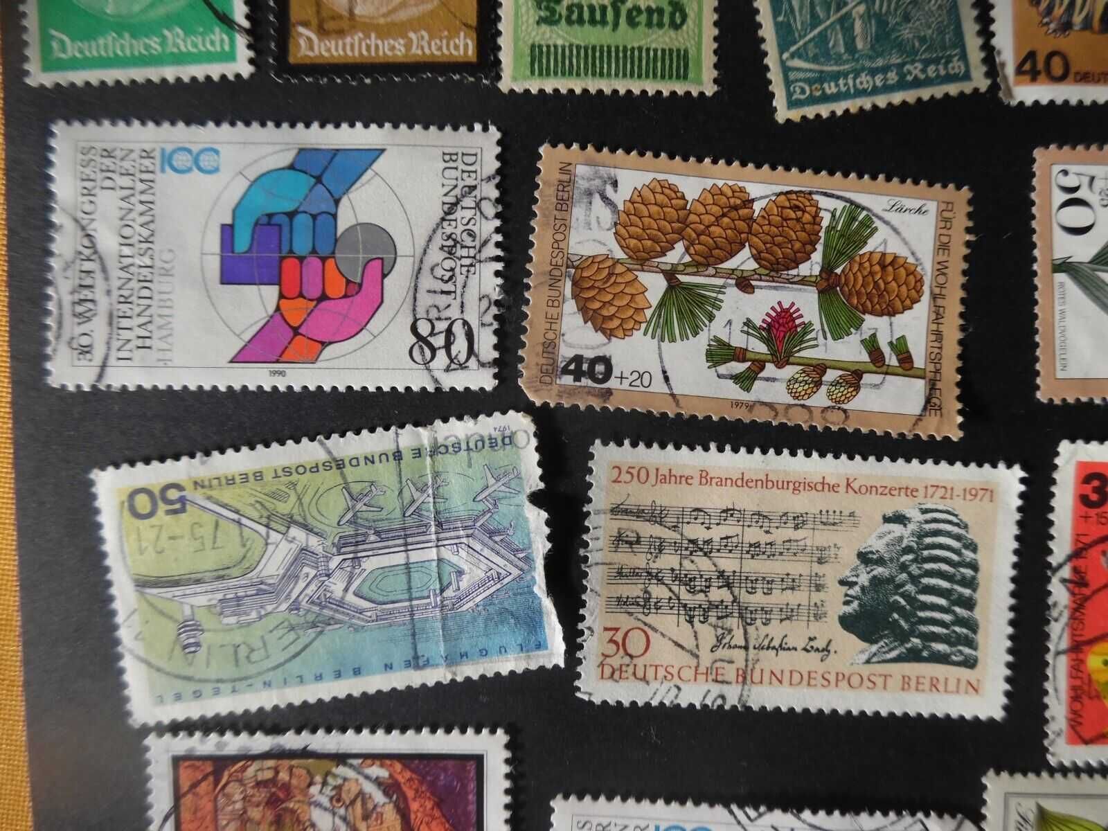 Selos Alemanha- Lote de selos antigos novos/usados 2ª Escolha