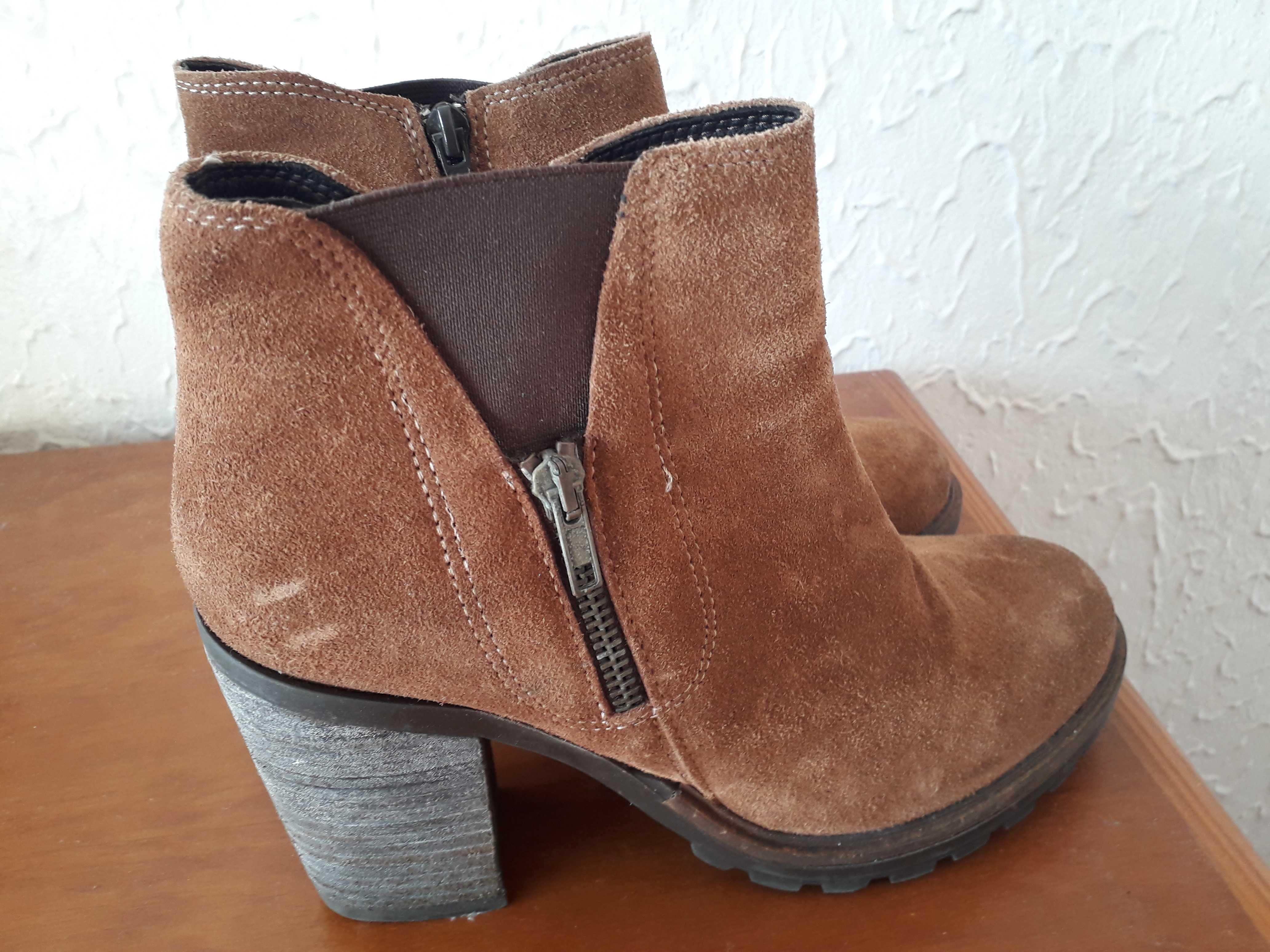 Botas Camurça Camel