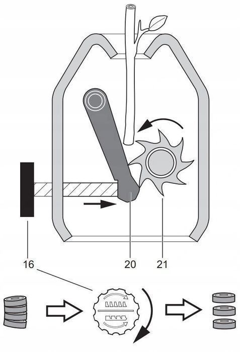 Cedrus Re01 Rozdrabniacz Elektryczny Frezowy Zębatkowy Na Frez Rębak