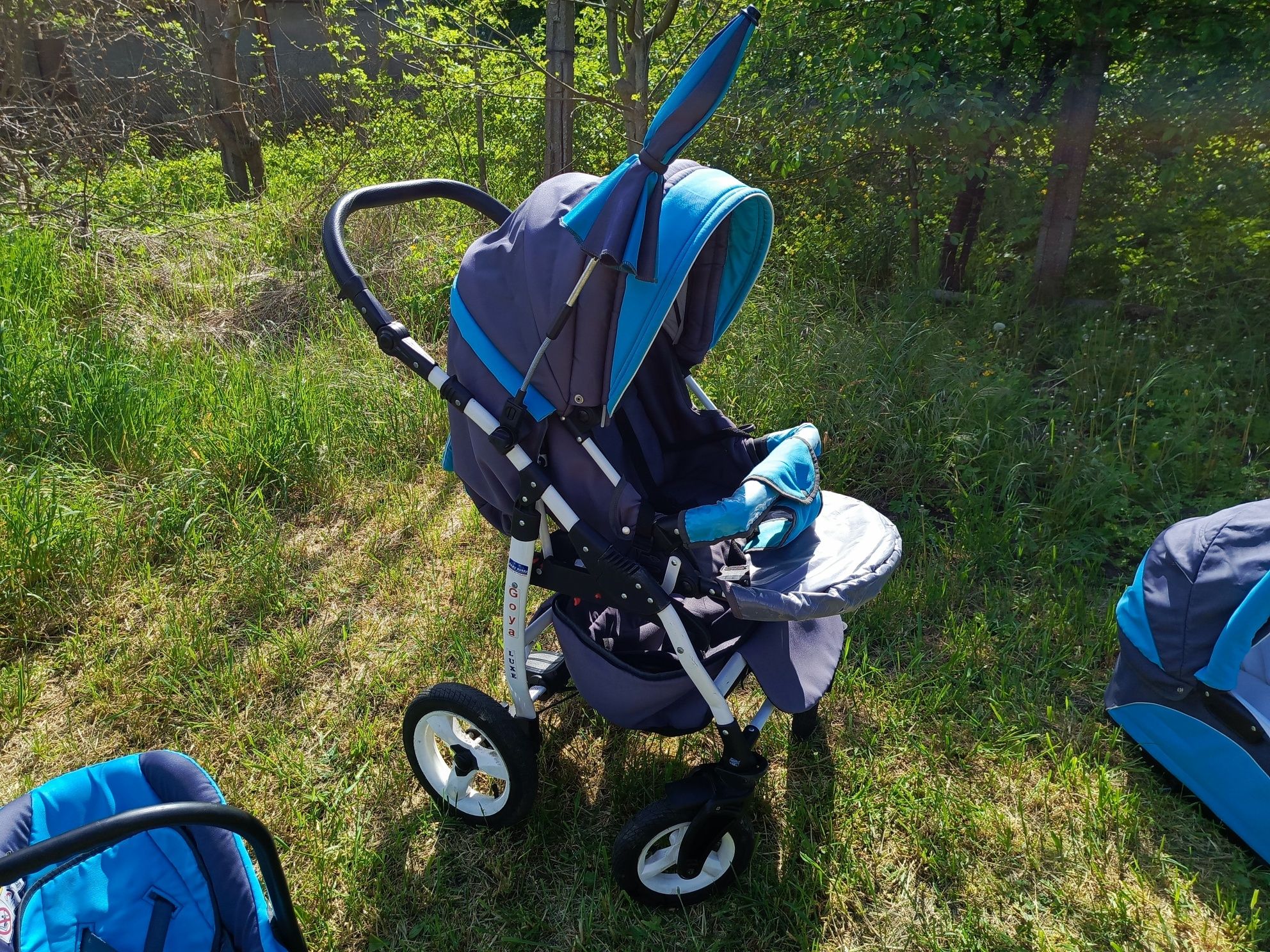 Wózek dziecięcy wielofunkcyjny   Baby Rossy Goya X3 Deluxe zestaw 3w1