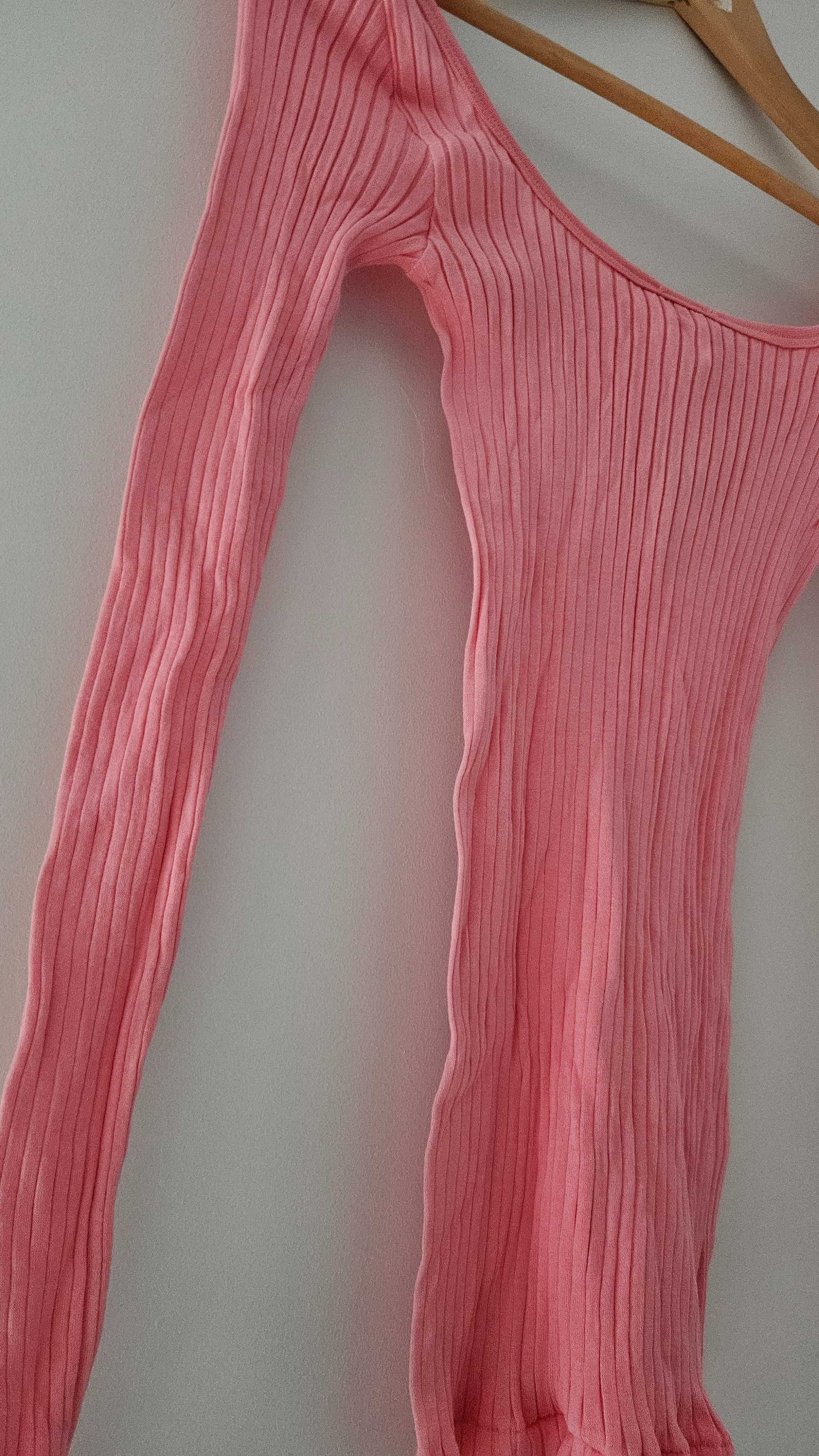 INTIMISSIMI bluzka JEDWAB BAWEŁNA dekolt serek S/36