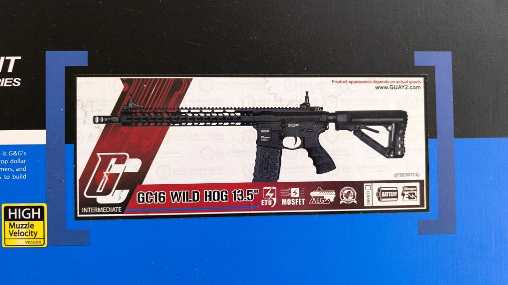Replica Airsoft G&G GC16 Wild Hog 13.5'