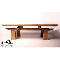 Ława jesionowa, styl japoński (stolik kawowy, lite drewno, design)